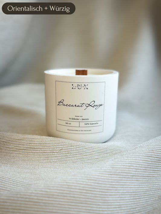 Handgegossene Duftkerze | Baccarat Rouge