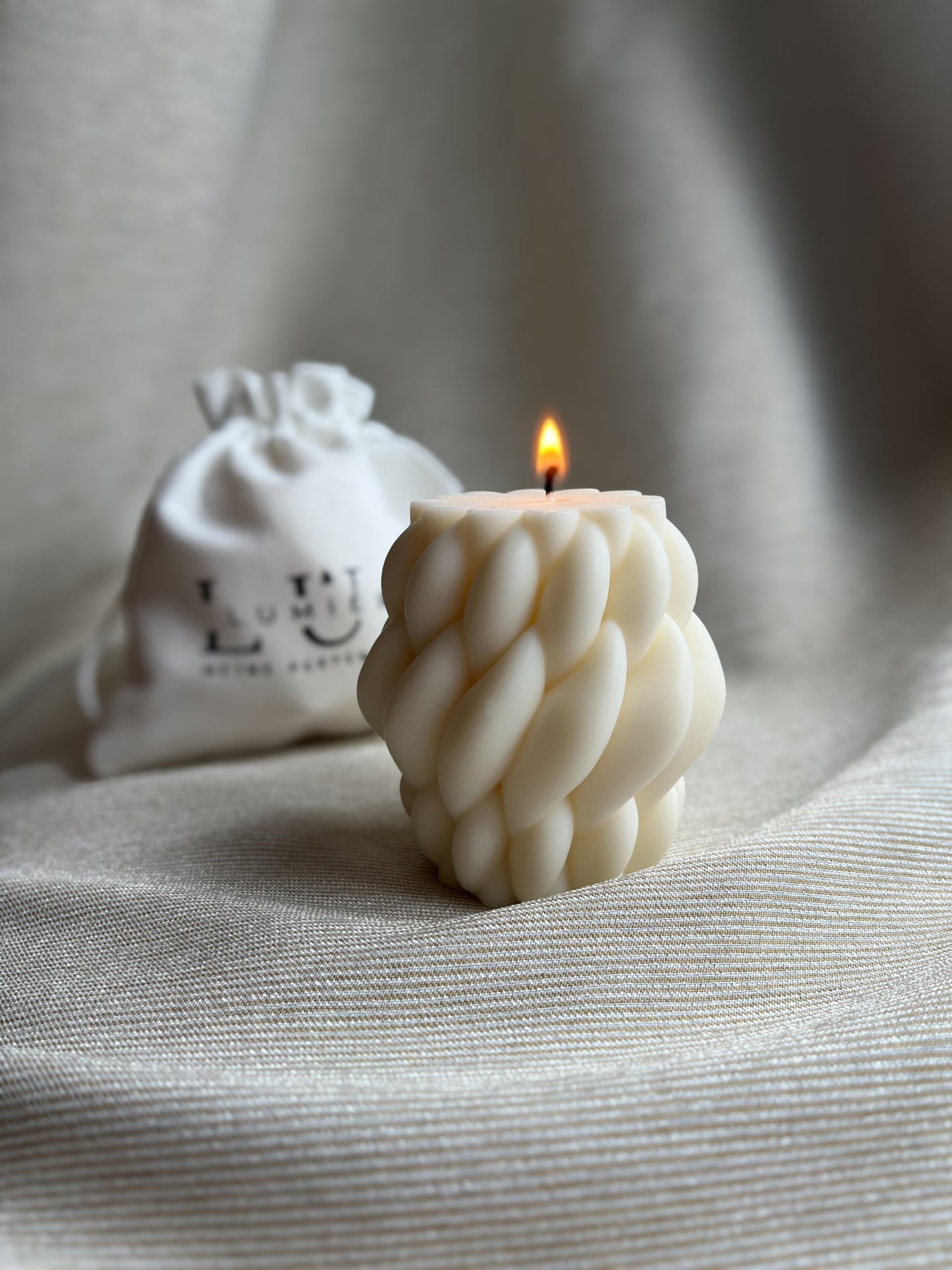 Dein Individuelles Kerzenset - Gold Tablett / Desert Oud / Braid