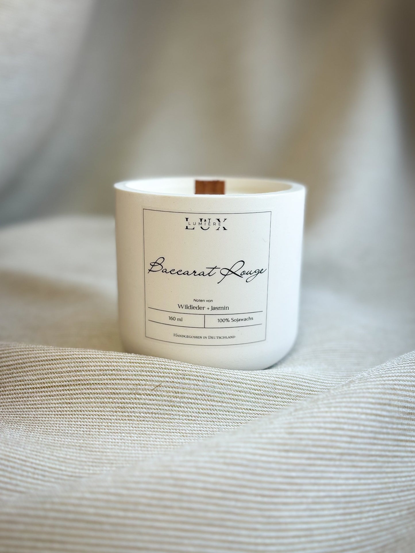 Dein Individuelles Kerzenset - Silber Tablett / Baccarat Rouge / Couple