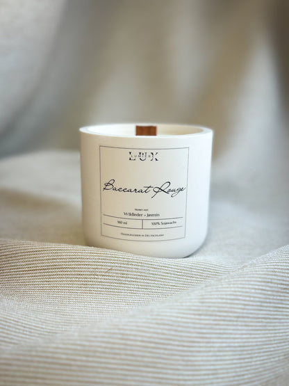 Dein Individuelles Kerzenset - Silber Tablett / Baccarat Rouge / Couple - Personalisiert -