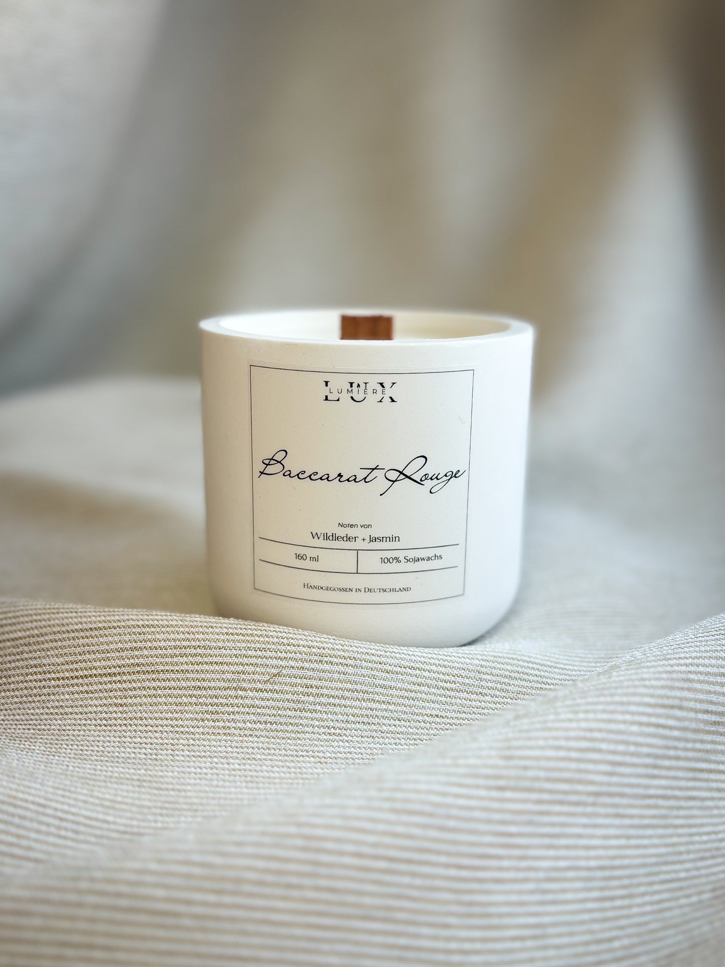 Dein Individuelles Kerzenset - Gold Tablett / Baccarat Rouge / Couple