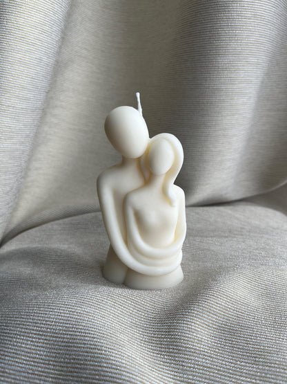 Dein Individuelles Kerzenset - Silber Tablett / Cotton Candy / Couple